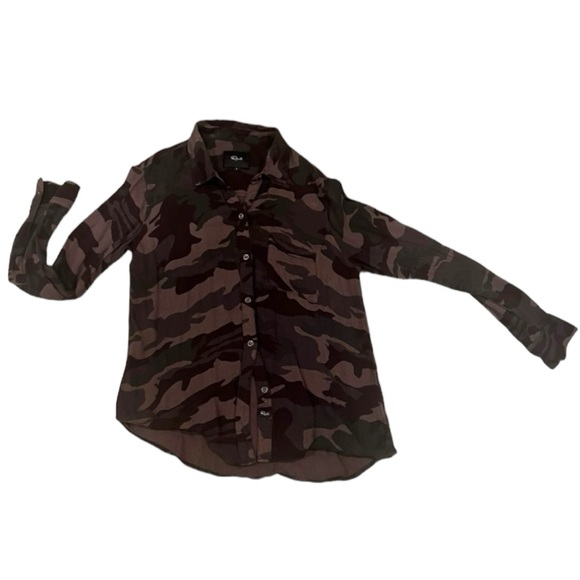 RAILS Size S "Hunter" Button-down Shirt in Camo Forest - Picture 7 of 12